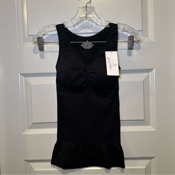 NWT Joy Shaper Black Sleeveless Shape-wear Tank size S - Picture 1 of 7